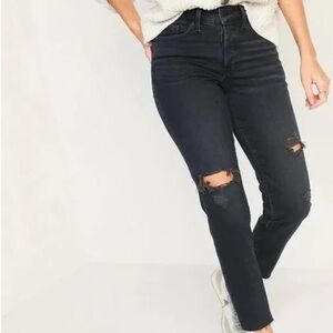 NWT Old Navy Women's High Rise Jeans Black